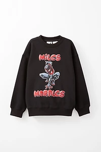 Marvel Miles Morales Oversized Crew