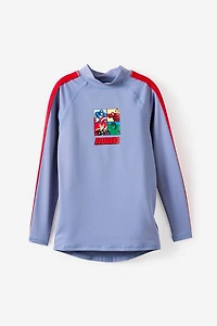 Marvel The Avengers Long Sleeve Raglan Rash Vest