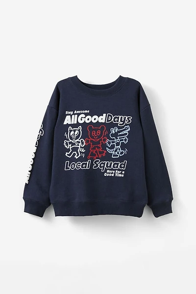I Scream Colour Fleece Crew Neck