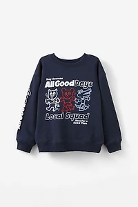 I Scream Colour Fleece Crew Neck