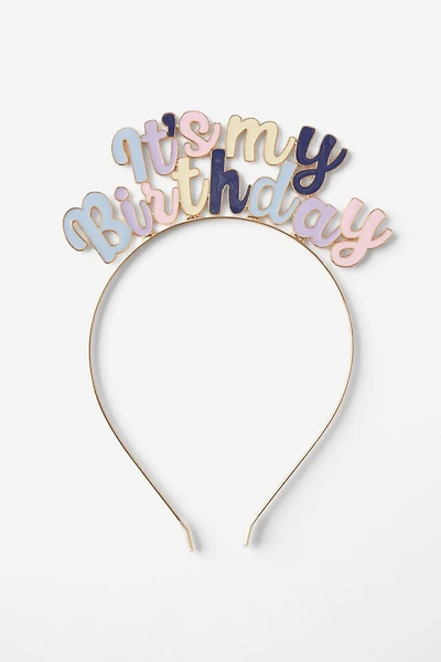 Birthday Headband