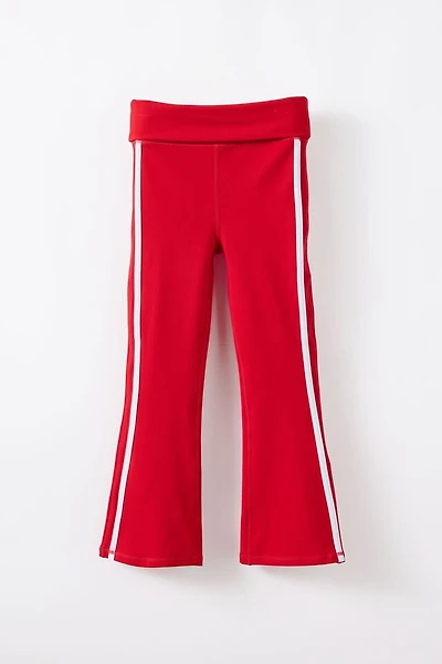 Soft Stretch Fold Over Flare Legging