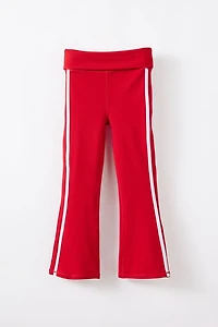 Soft Stretch Fold Over Flare Legging