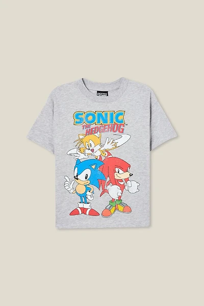 Sonic the Hedgehog Drop Shoulder Short Sleeve Tee