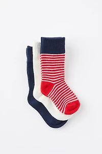 Kids 3Pk Crew Socks