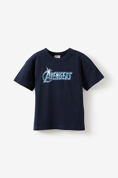 The Avengers Marvel Drop Shoulder SS Tee