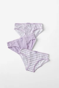 3 Pack Girls Underwear Briefs