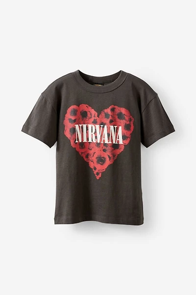 Nirvana Drop Shoulder Short Sleeve Tee