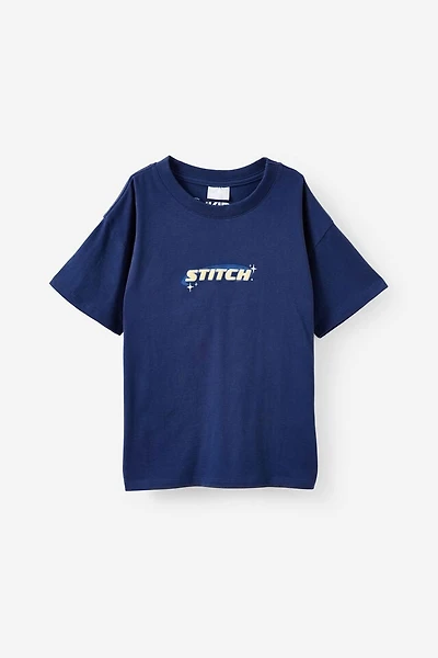 Disney Lilo & Stitch Drop Shoulder Short Sleeve Tee