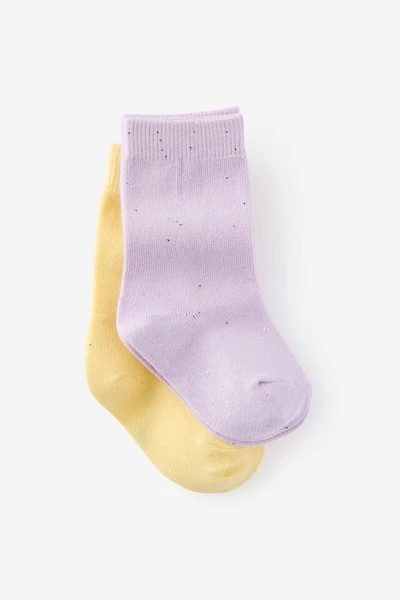 Kids 2Pk Longline Crew Socks