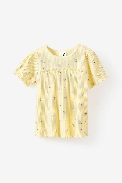 Posie Short Sleeve Babydoll Top