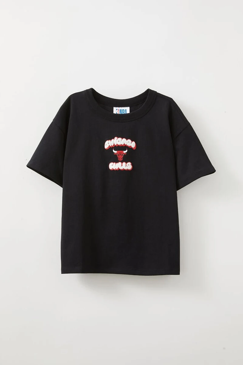 Chicago Bulls Drop Shoulder Short Sleeve Tee
