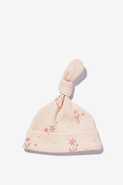 Organic Pointelle Beanie