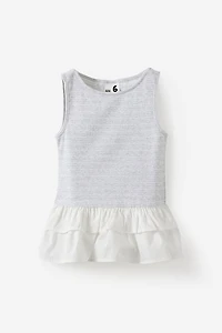 Lily Sleeveless Tiered Top
