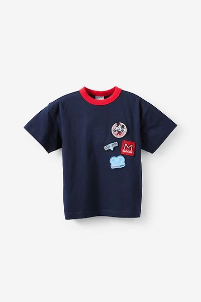 Disney Mickey Racing Drop Shoulder Short Sleeve Tee