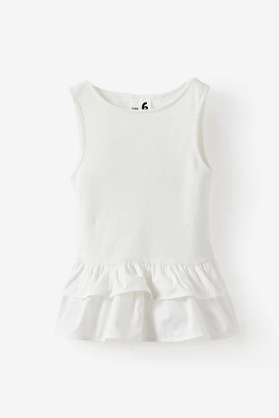 Lily Sleeveless Tiered Top