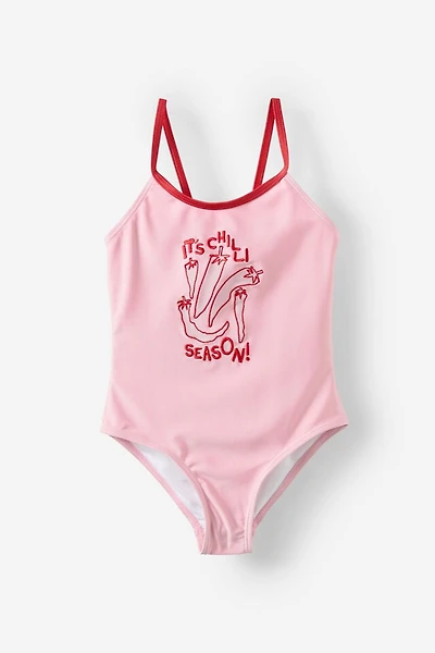 Helen Frill Back One Piece