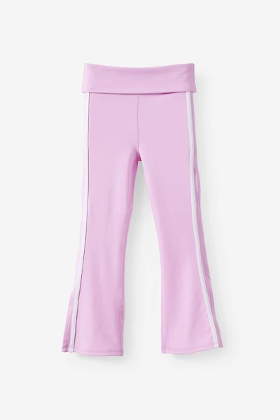 Soft Stretch Fold Over Flare Legging