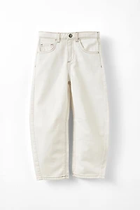 Unisex Barrel Leg Denim Jean