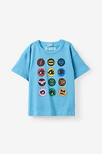 Sonic x DC Comics Drop Shoulder Short Sleeve Tee