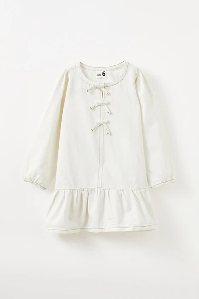 Betty Bow Front Denim Dress