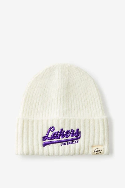 LA Lakers NBA Soft Marle Beanie