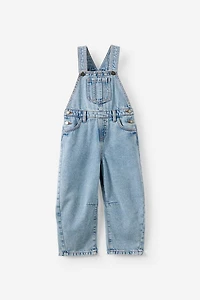 Barrel Leg Denim Overall