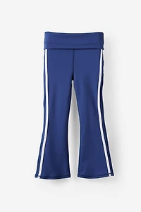 Soft Stretch Fold Over Flare Legging