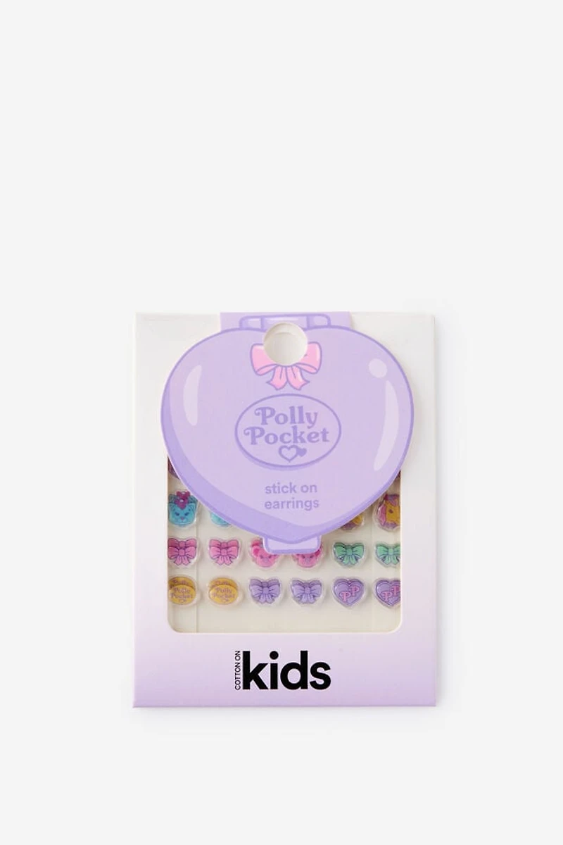 Polly Pocket Stick On Earrings