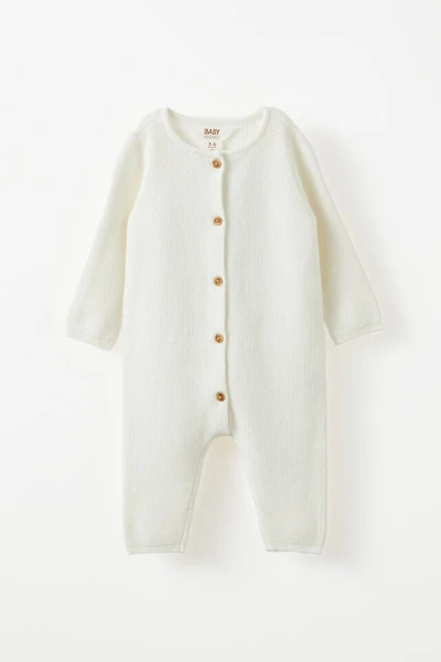 Organic Knit Long Sleeve All One