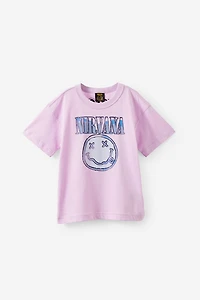 Nirvana Music Drop Shoulder SS Tee