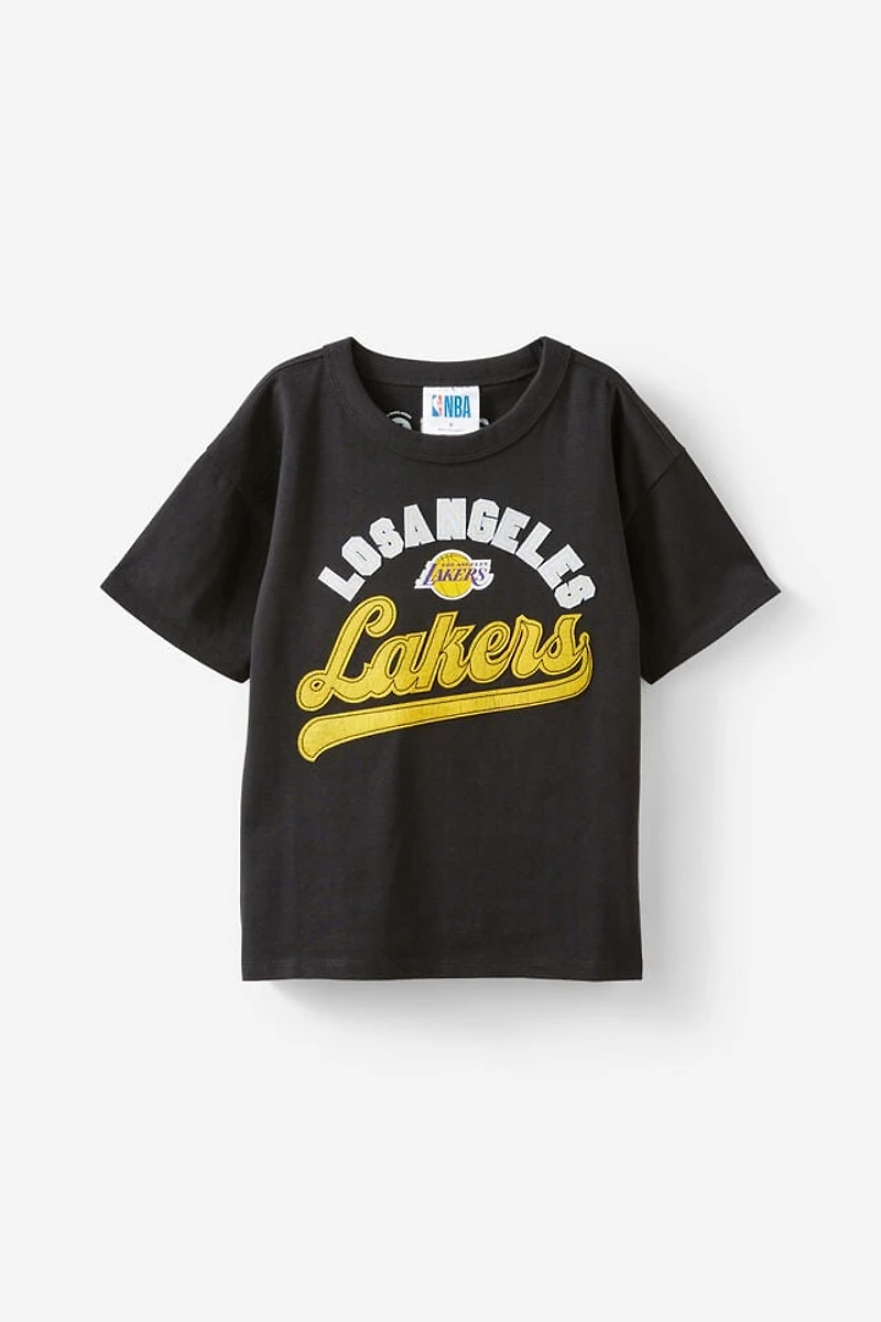 LA Lakers Drop Shoulder Short Sleeve Tee