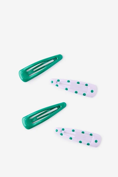 Kids Multi Pack Snap Hair Clips