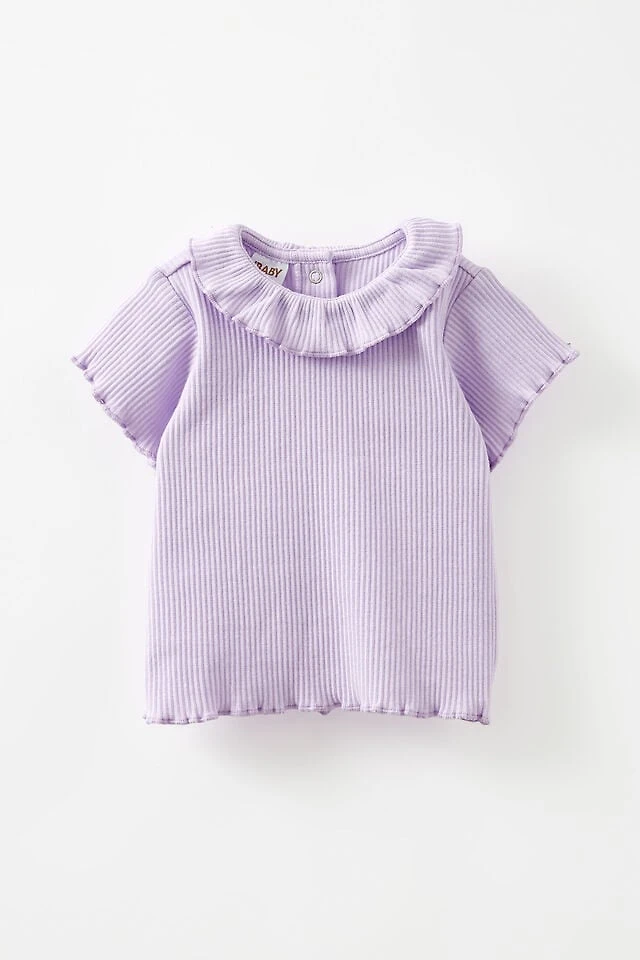 Mia Short Sleeve Rib Top