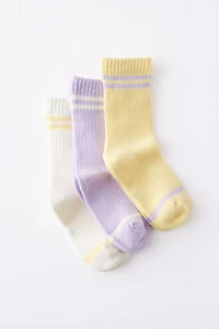 Kids 3Pk Crew Socks