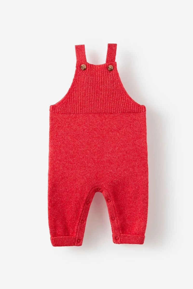 Baby Organic Blend Knit Dungaree