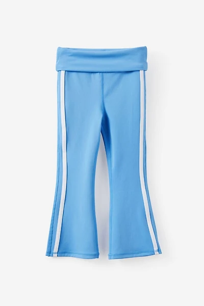 Soft Stretch Fold Over Flare Legging
