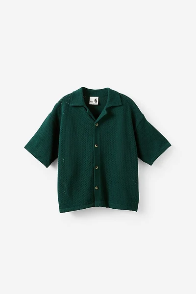 Knit Boxy Shirt