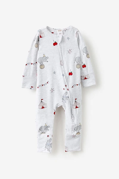 Growie Long Sleeve Zip All One Romper