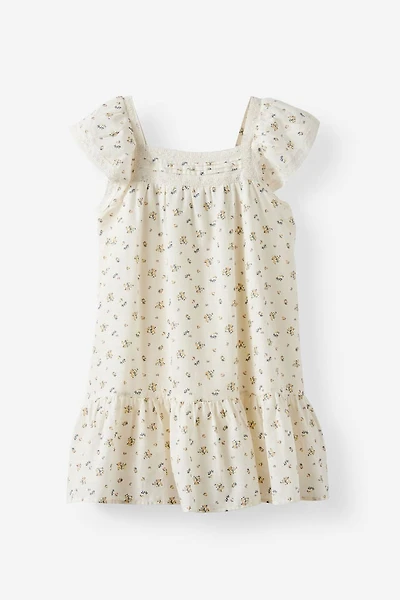 Billie Flutter Sleeve Dress