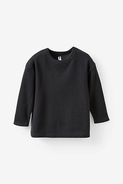 Waffle Long Sleeve Tee