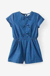 Woven Bow Playsuit