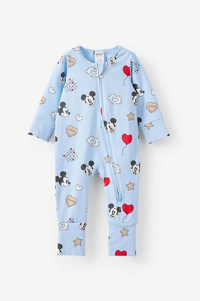 The Billie Long Sleeve Zip Romper License