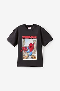 Marvel Spiderman Drop Shoulder Short Sleeve Tee