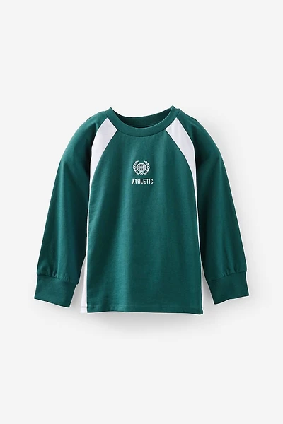 Moto Panelled Long Sleeve Tee