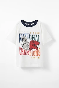 Jurassic Park Drop Shoulder Short Sleeve Tee