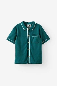 Knitted Short Sleeve Shirt