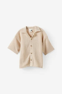 Knit Boxy Shirt