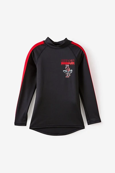 Marvel Miles Morales Long Sleeve Raglan Rash Vest