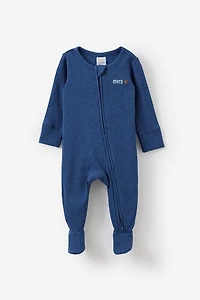Littlie Organic Long Sleeve Zip All One Romper